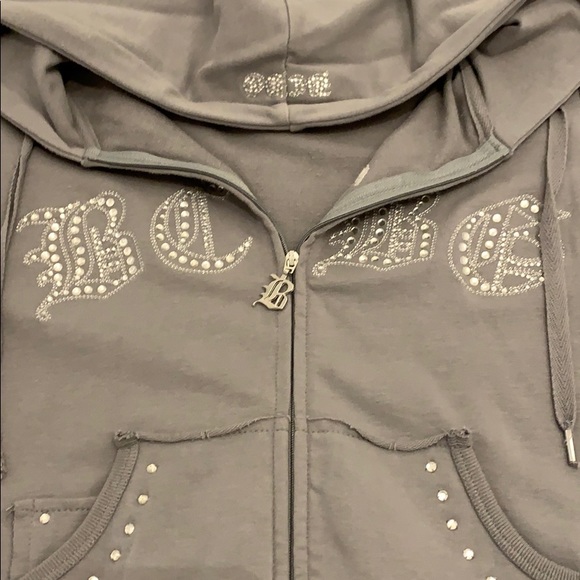 EUC BCBG MaxAzria Grey Hoodie - Picture 12 of 13